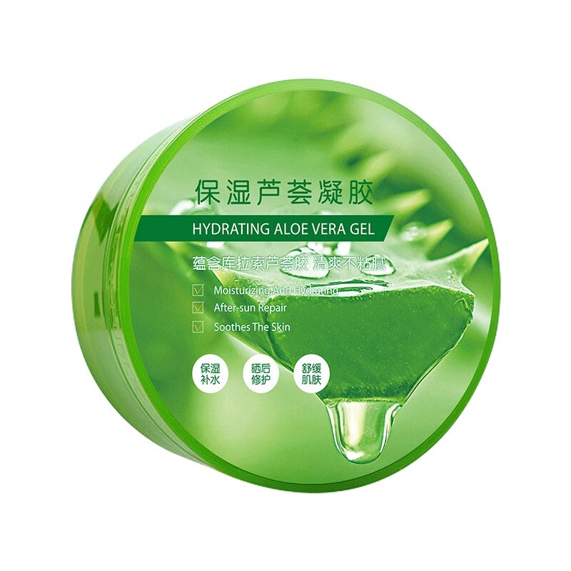 屈臣氏保湿芦荟凝胶舒缓芦荟胶补水修护凝胶晒后修护清爽 300ml