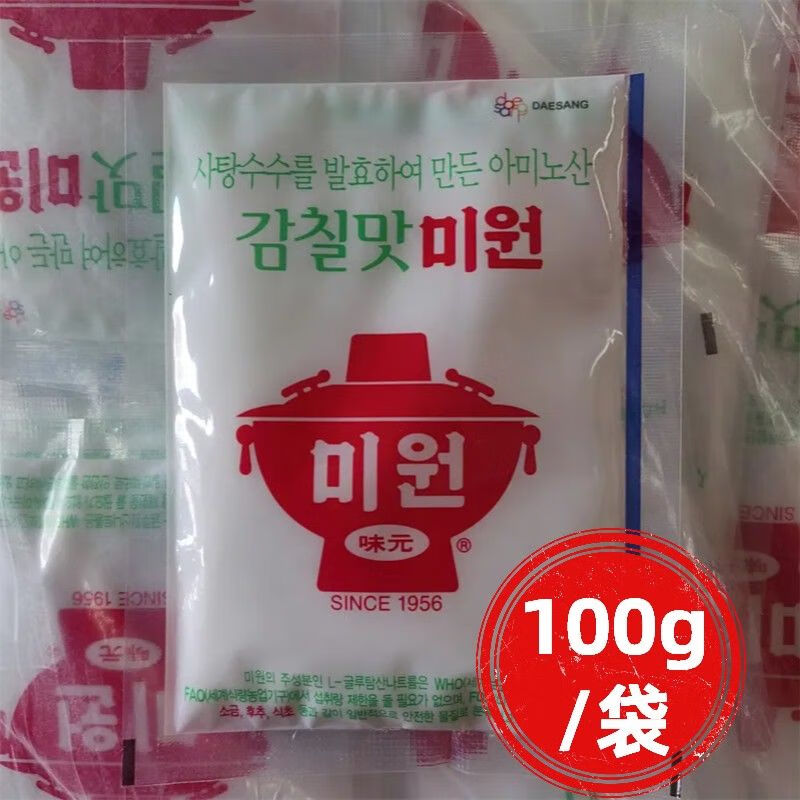 GJXBP 韩国进口味元味精 清净园味元 100g/250g/1kg 增鲜提味调味 清净园味元100克/袋