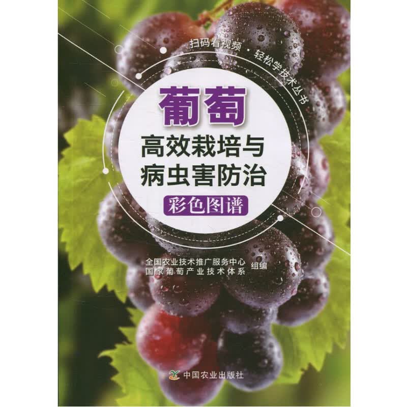 葡萄高效栽培与病虫害防治彩色图谱 扫码看轻松学技术丛书 葡萄病虫害防治
