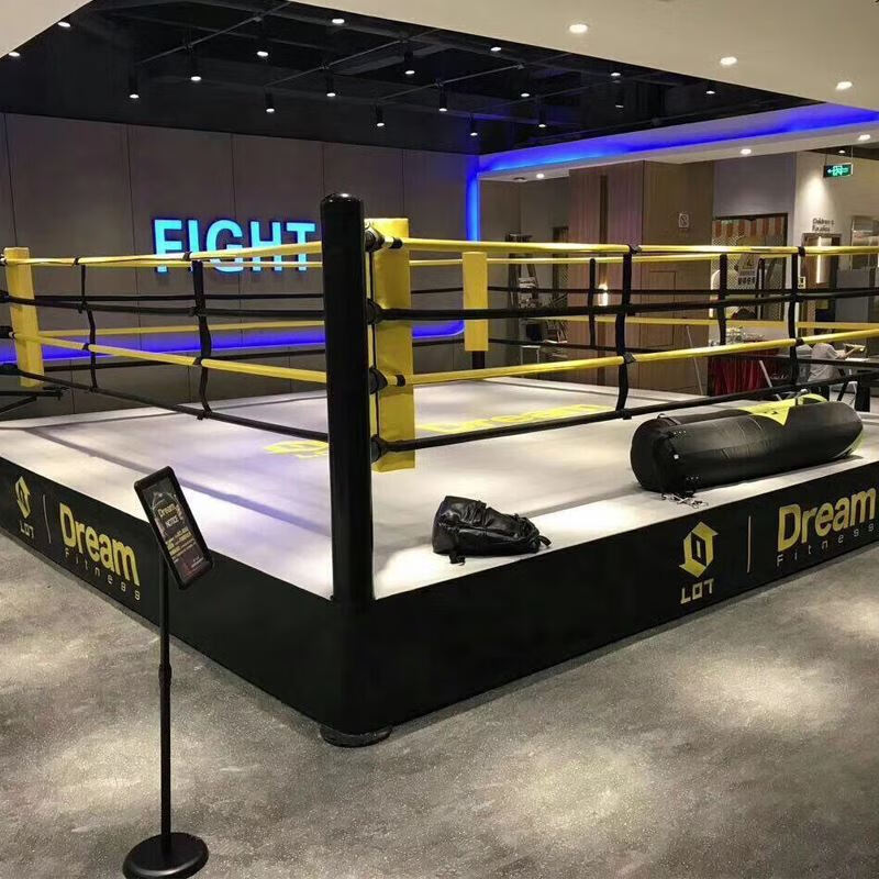 热奥专用拳击擂台散打比赛健身房训练落地mma搏击综合格斗八角笼定制