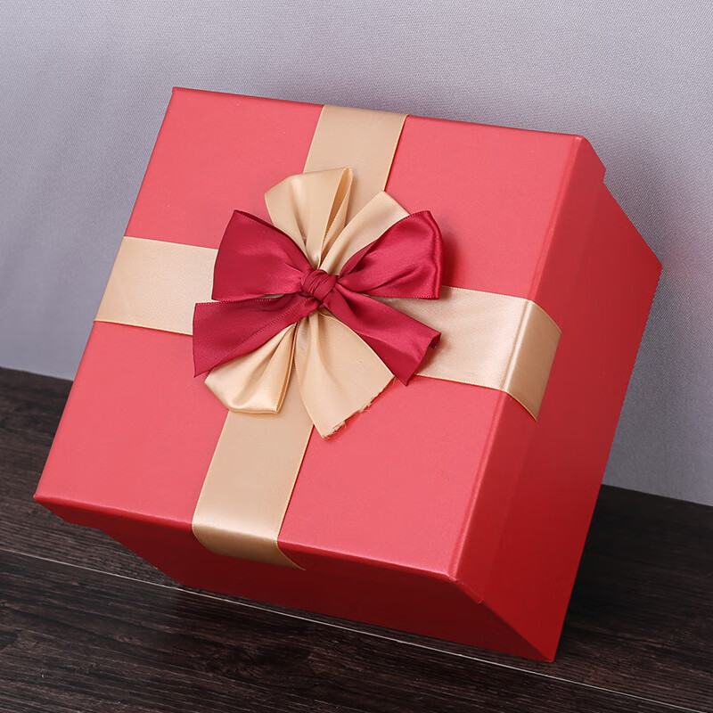abdt礼品盒正方形礼物包装盒子超大生日送礼盒简约创意伴手礼盒礼物盒
