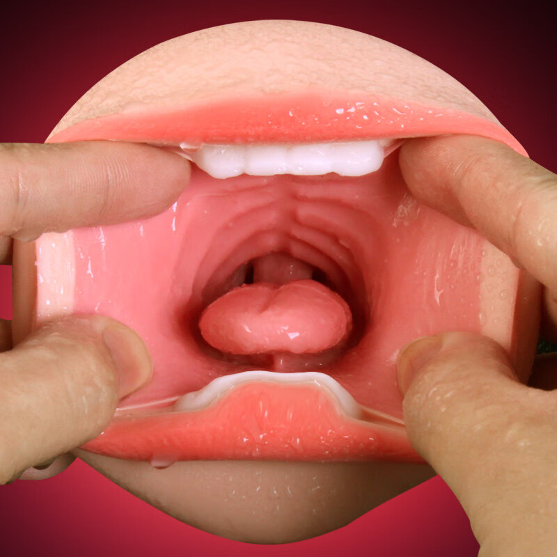 久爱飞机杯男用自动双头霸震动名器倒模嘴阴自慰器情趣性用品 LU霸黑色手动