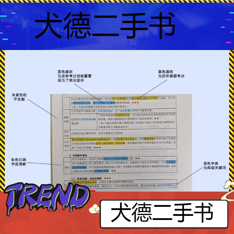 【二手9成新】现货当天发出2023年注会综合彩云笔记(试卷一 试 23