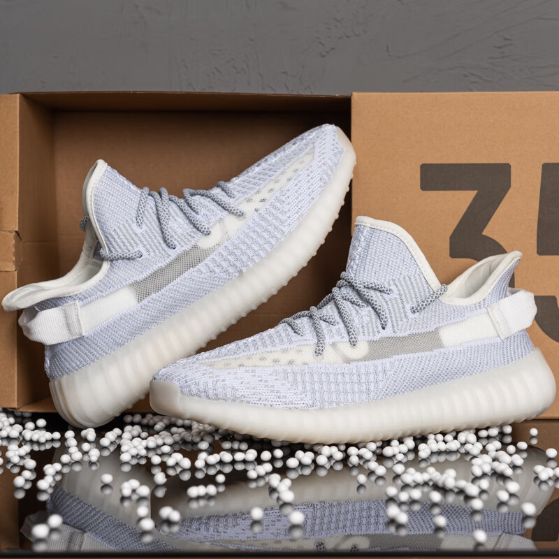 万耐克斯特椰子鞋350男女情侣鞋莆田鞋满天星爆米花透气运动跑步鞋