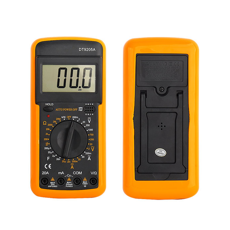 准确档位智能防烧过载保护高精度数字万用表电流表电子数显表 dt9205a