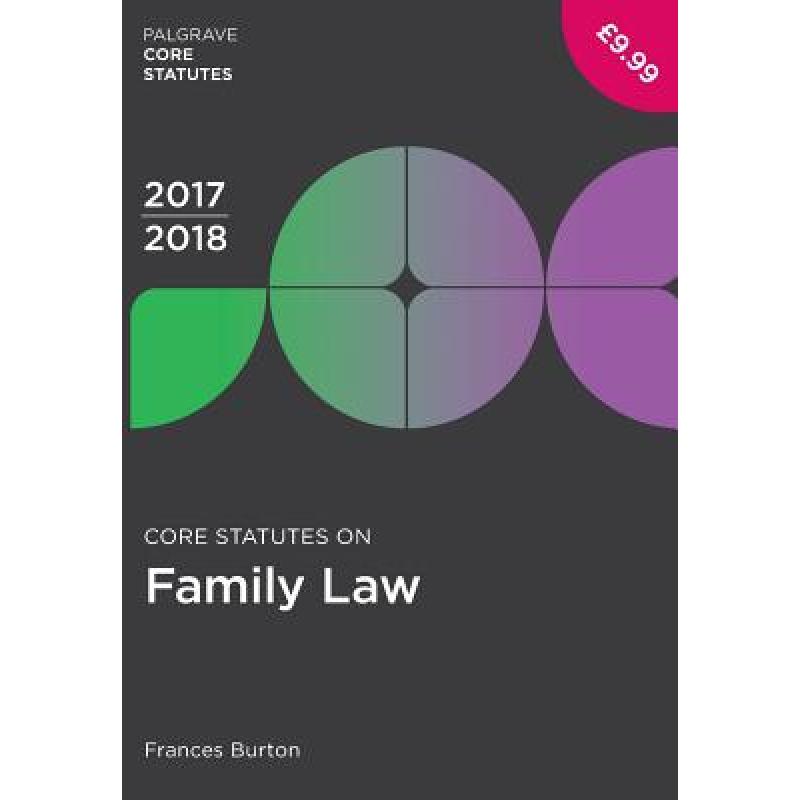 预订 Core Statutes on Family Law 2017-18