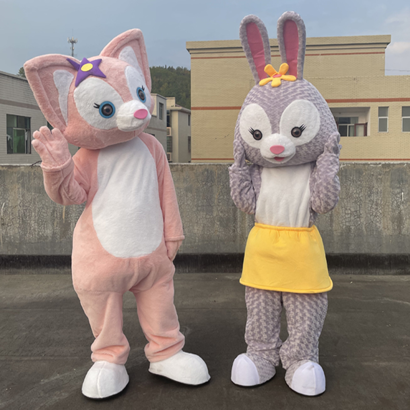 皮卡丘人偶服装夏季熊本熊人偶装大人穿行走cos服 卡通玩偶服定制