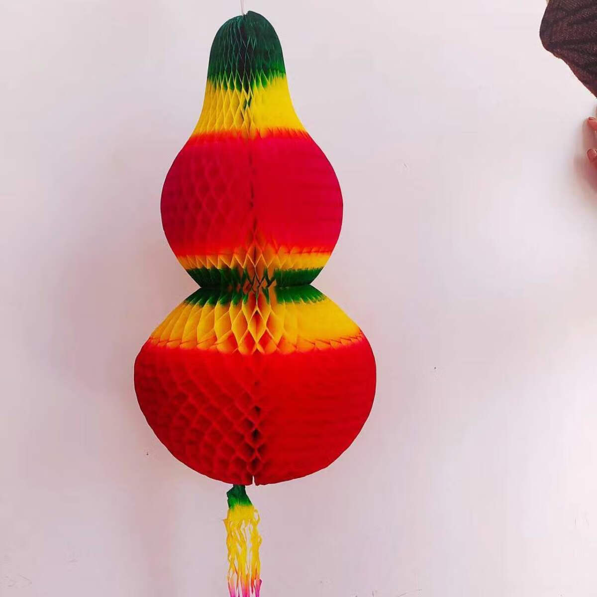 新思力端午节纸葫芦 新年葫芦装饰品挂件装饰大红色加厚纸灯笼 30