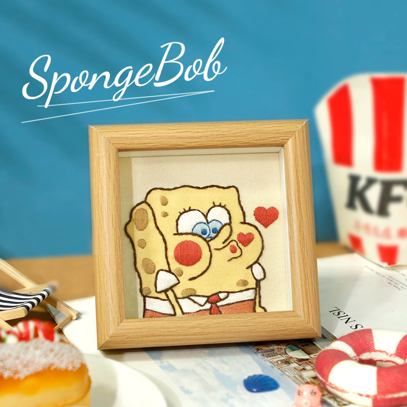 平安符手工diy材料包初学者简单制作卡通相框画生日礼物送男友 海绵