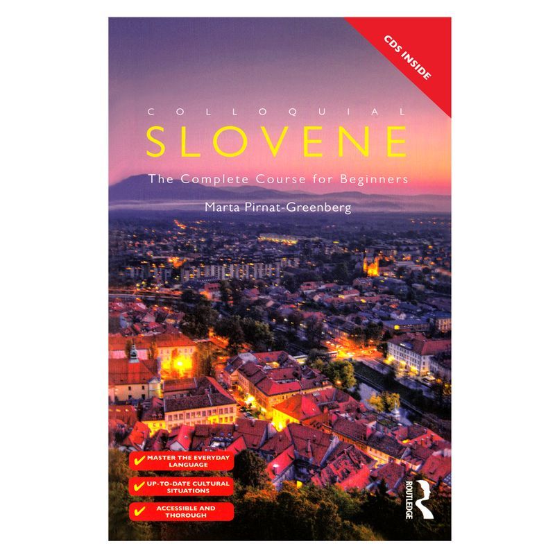 自学斯洛文尼亚语入门教材书/教程colloquial slovene 2nd