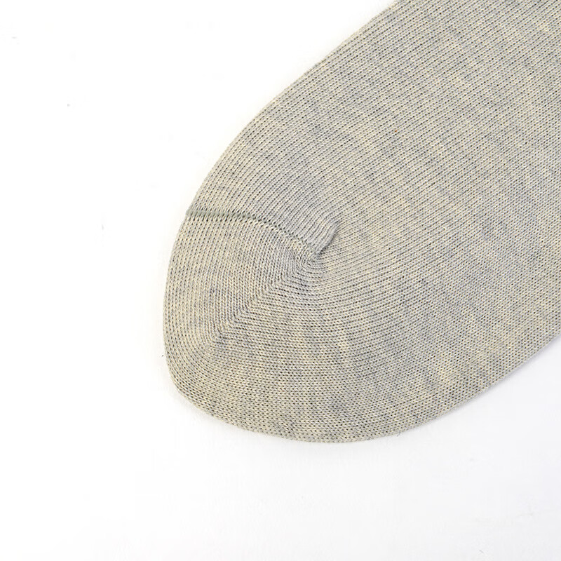 可代尔春夏壳聚糖超大码商务袜不勒脚加肥加大男女薄款袜 浅灰色 2双 XL /44-47