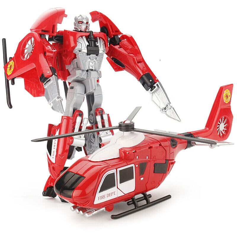 变形金刚变形机器人玩具车金刚大力神工程消防车警车男孩玩具生日六一