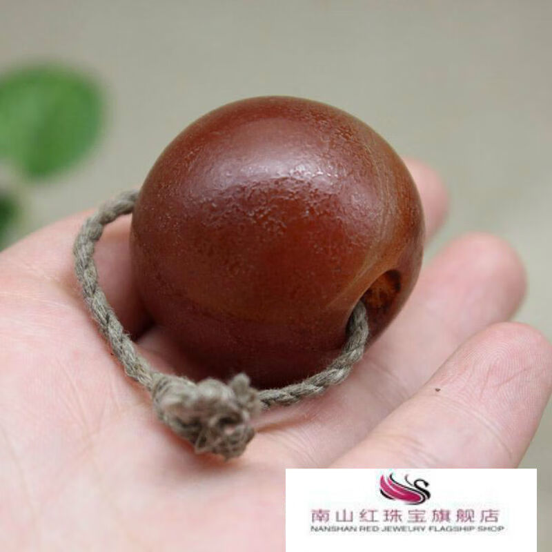 古玩杂项老顶戴花翎清代冒顶大玛瑙珠 仿古老糖球玛瑙风化包浆大佛珠