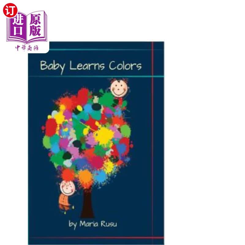 海外直订baby learns colors 婴儿学习颜色