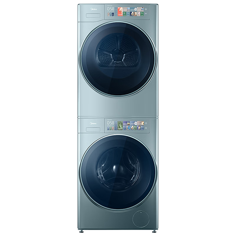 Midea 美的 10公斤全自动滚筒洗衣机  MG100SAIR+MH100IAIR5洗烘套装