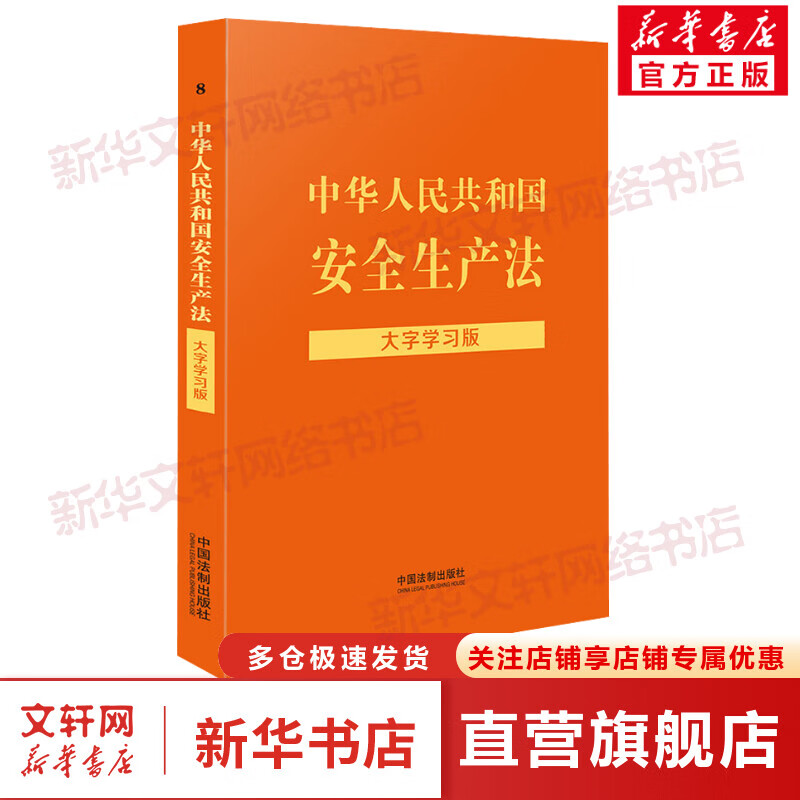 中华人民共和国安全生产法 大字学习版 图