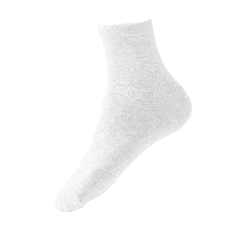 易旅一次性袜子男女通用透气吸汗袜子便携免洗 白色10双中筒袜