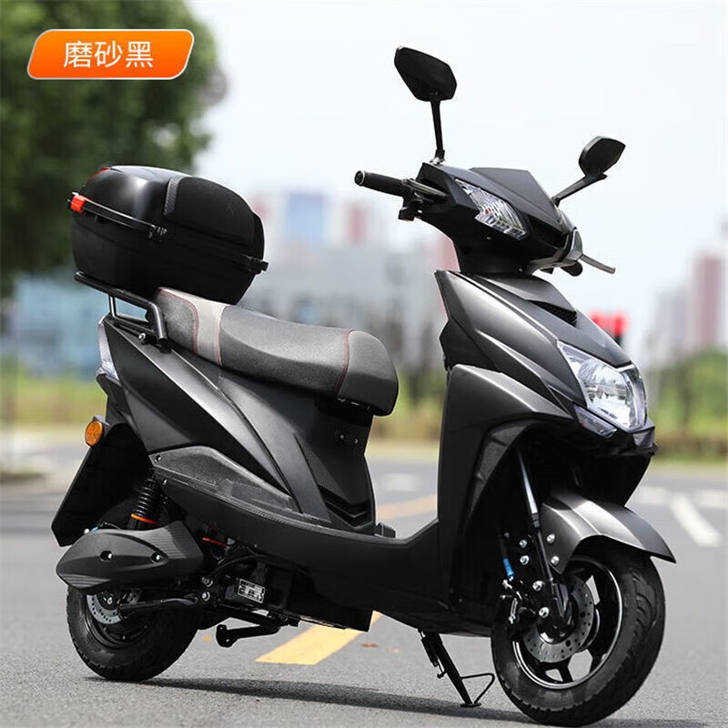 lulide雅迪款电动车战神96v电动摩托车踏板车高速爬坡外卖 豪华版磨砂