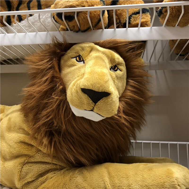 ikea宜家大狮子 尤恩格斯库格毛绒玩具雄狮工资儿童陪伴玩偶