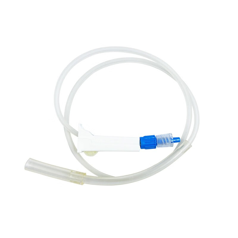 able艾贝尔体外吸引连接管一次性使用塑料引流袋螺旋纹宝塔接头连接
