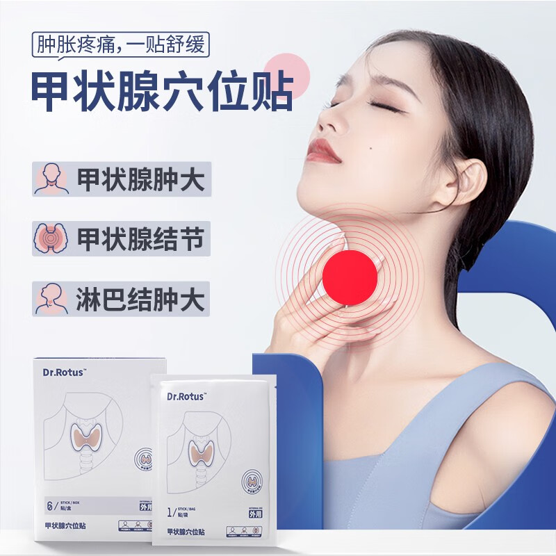 甲状腺结节散结贴甲状腺穴位贴咽喉肿痛消肿止脖子痛肿大甲状腺肿 状