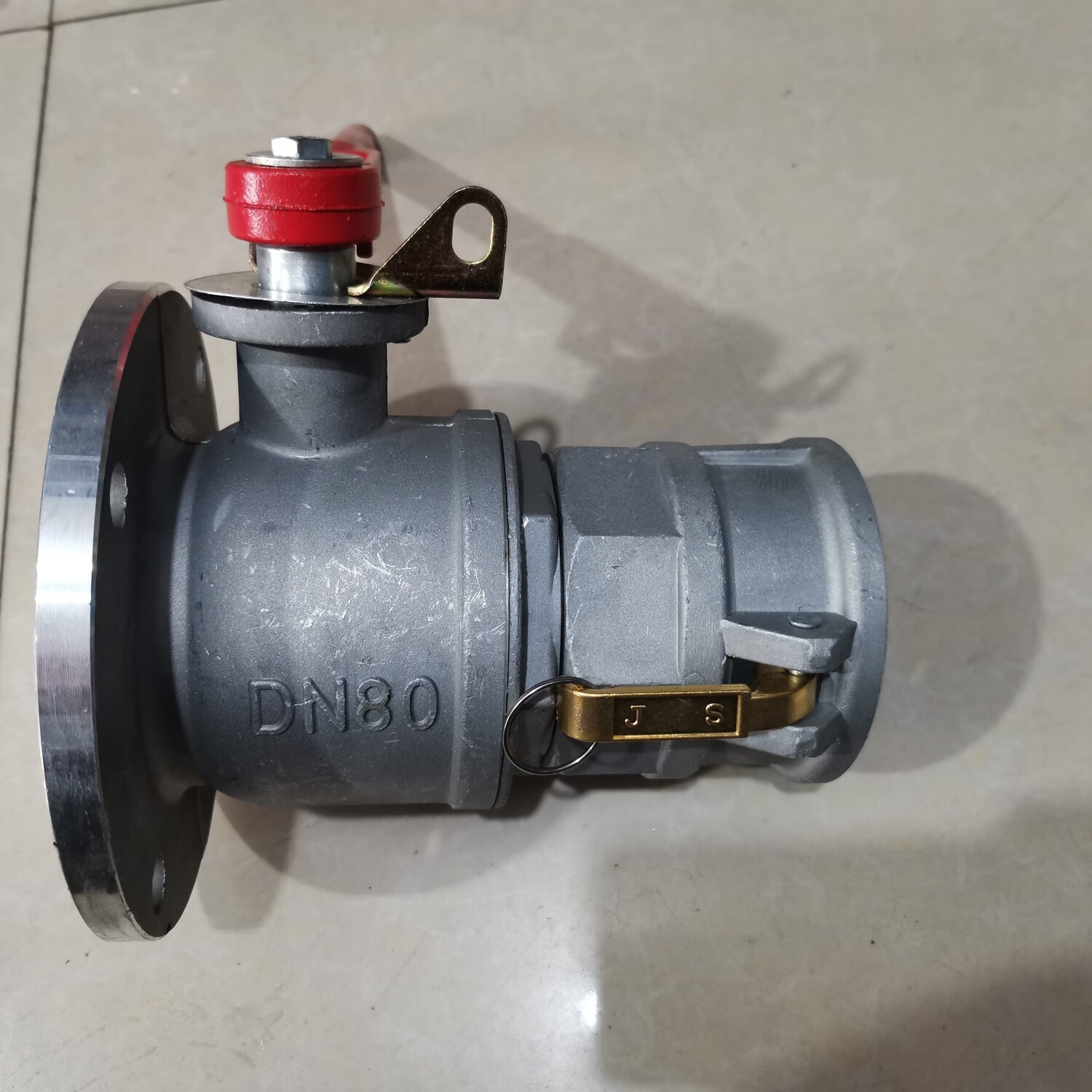 阴端单向球阀2寸2.5寸3寸4寸加油站卸油阀开关汽油柴油快接阀 2寸