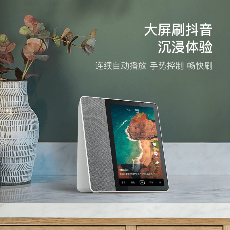 【二手99新】小度添添旋转智能屏T10 T8 高端旗舰大屏wifi蓝牙影音娱乐音箱家庭KTV电视音响 小度添添旋转智能屏T10【99成新】+2只麦克风 官方标配(仅拆封)