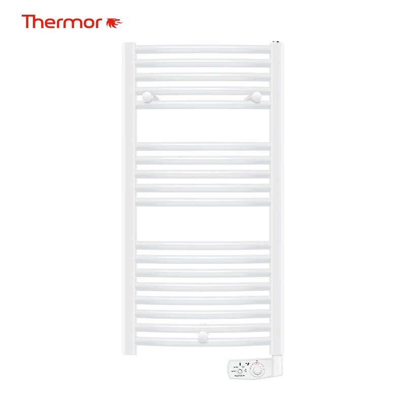 赛蒙（Thermor）Corsaire500进口浴室取暖器卫生间小背篓壁挂智能节能电热毛巾架多种模式可供暖烘干防霉