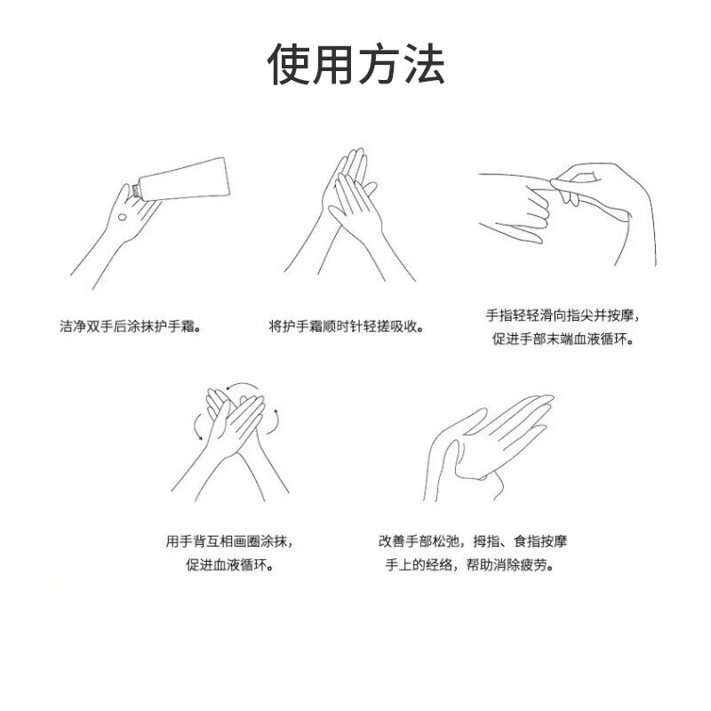 隆力奇(LONGRICH)蛇油护手霜滋润保湿嫩肤防干裂清爽不油腻秋冬手部护理手膜男女 护手霜70g*3支