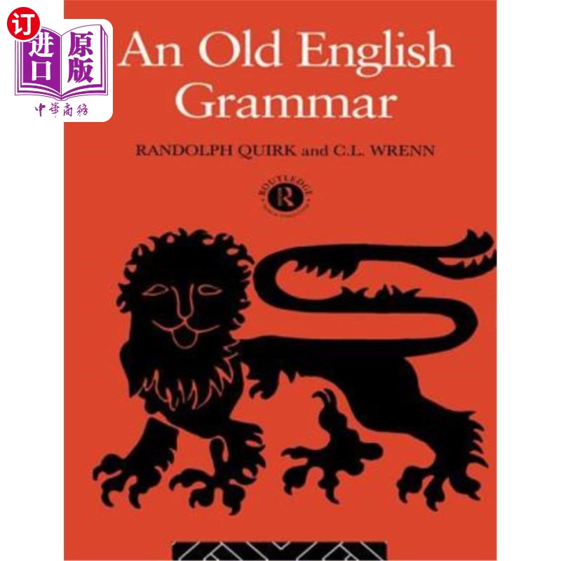 海外直订an old english grammar 古老的英语语法
