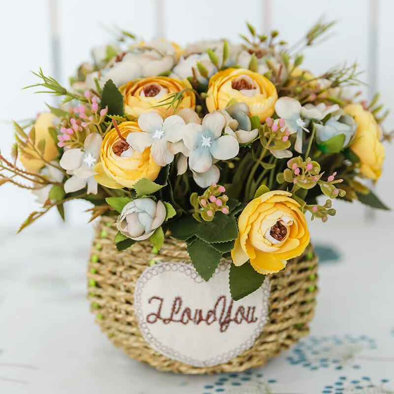 珂楚圆柱空调上的摆件 冰箱顶上面的摆件冰箱上放的装饰花空调柜机客