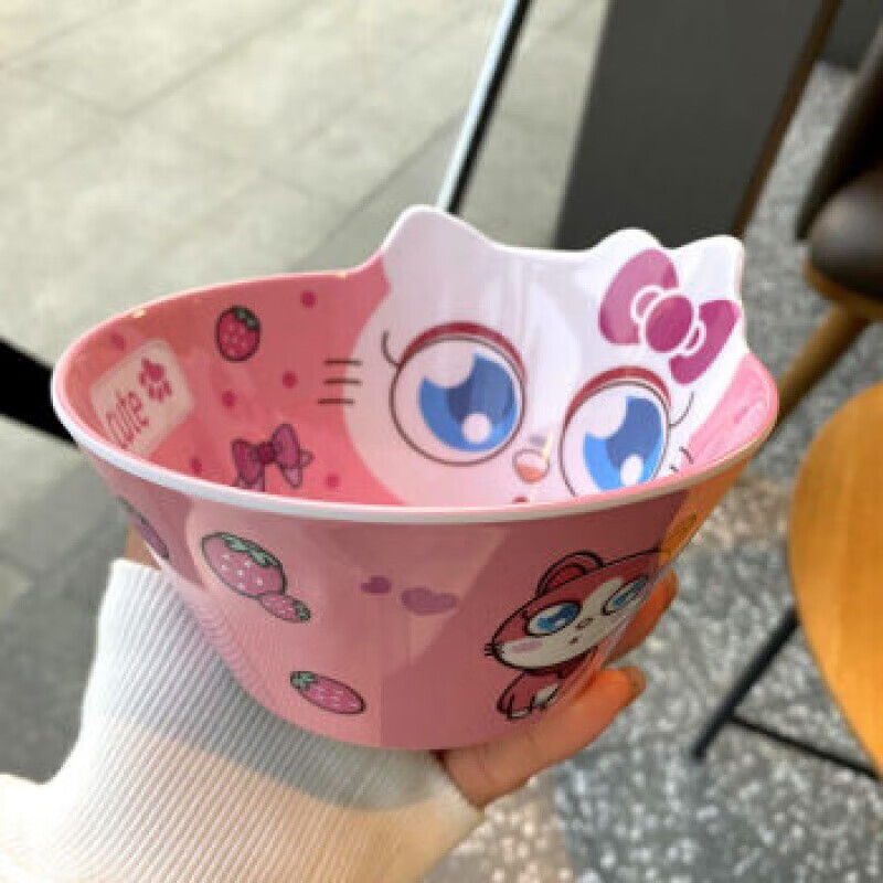 理卫儿童碗女童小朋友吃饭的碗儿童女孩公主碗卡通可爱宝宝家年可出票