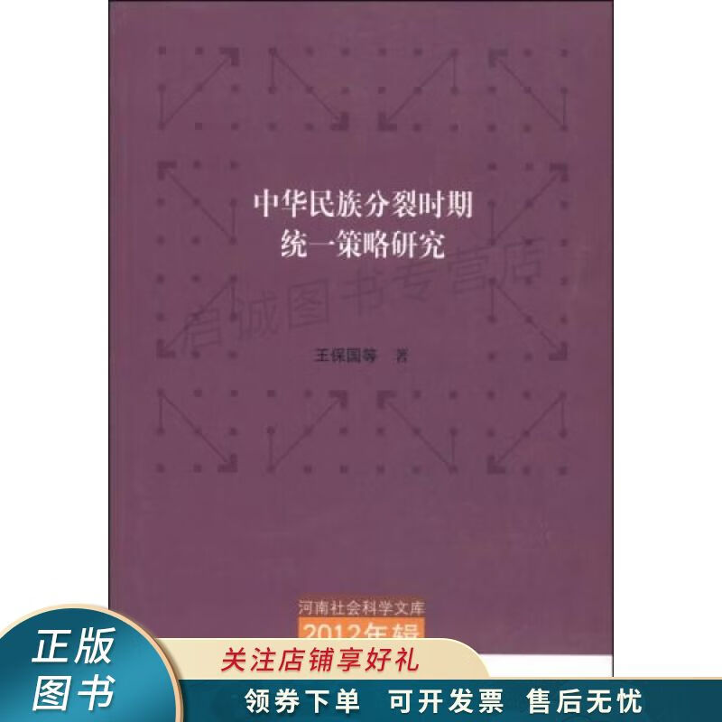 中华民族分裂时期统一策略研究【稀缺图书,放心购买】