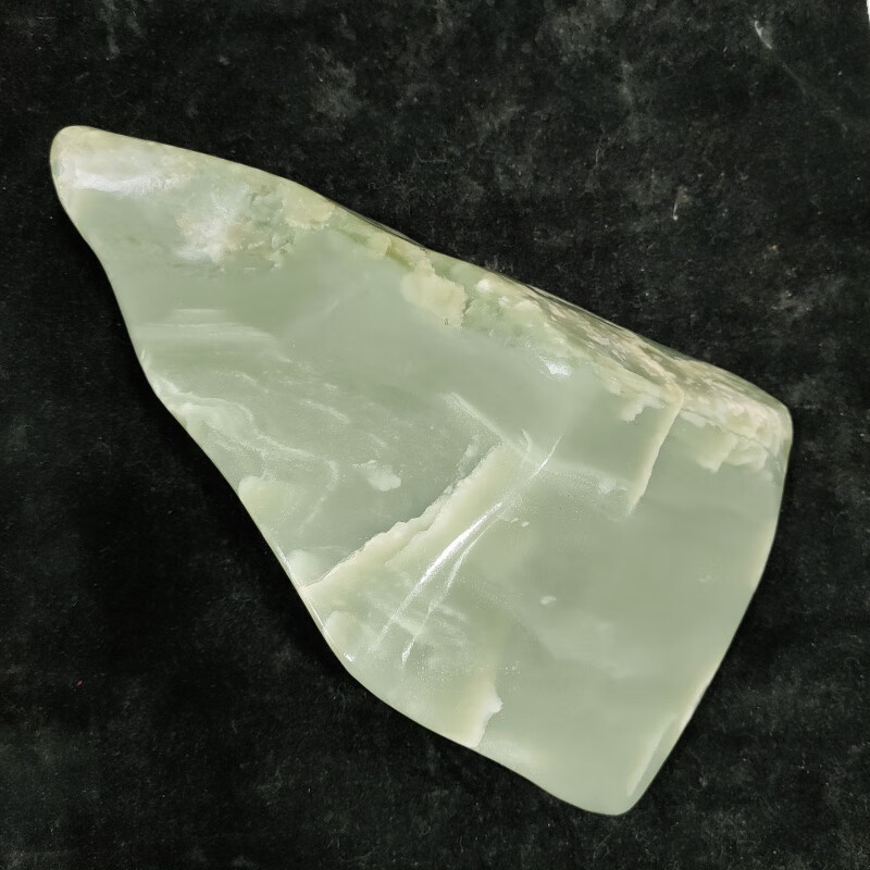 随峰14斤重和田玉青玉山料原石切块 玉石原料青玉细料作料雕刻料