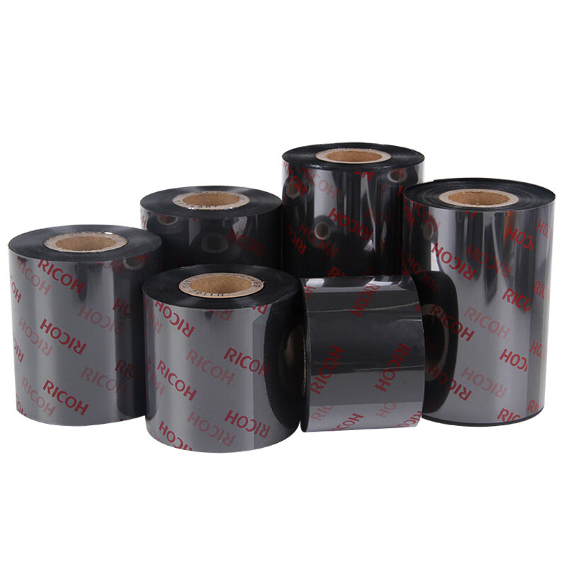 ricohd110c尼龙布标丝缎带洗水唛碳带25 30 35 40 50 60*300 理光水洗