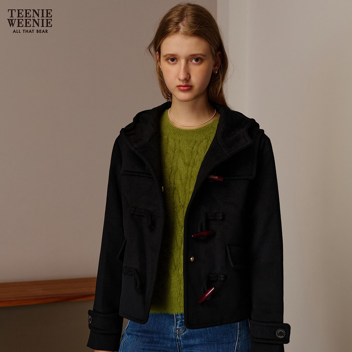 Teenie WeenieС���ﶬ����ë��Ķ̿���ñë�ش�������Ů ��ɫ 160/S