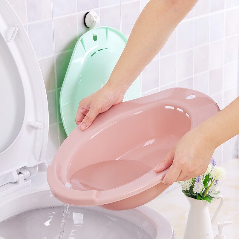 孕妇产后坐浴盆家用男女洗屁股坐盆成人浴盆坐洗盆塑料免蹲马桶器