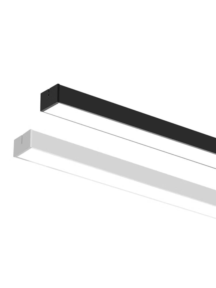益优亮办公灯led长条灯超市健身房铝方通专用灯办公室条形灯平板吊线