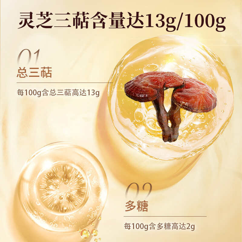 李良济破壁灵芝孢子粉有机种植孢子油胶囊调节免疫中老年滋补术后营养品 【一盒装】1g*30袋(到手50g)-25天量