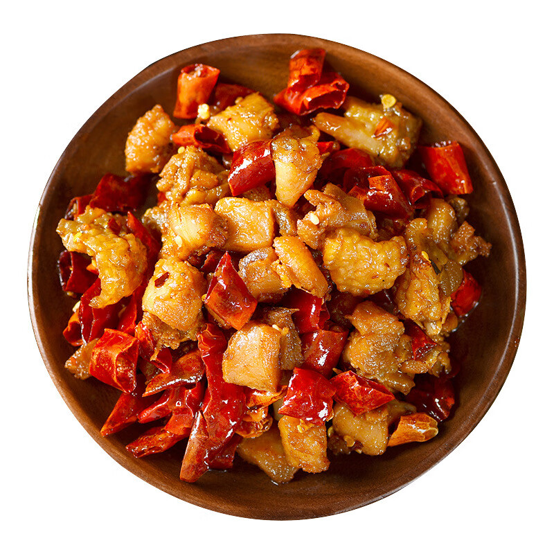 长明 辣子鸡200g 盐帮私房菜系列四川特产麻辣鸡肉丁 辣子鸡 200g