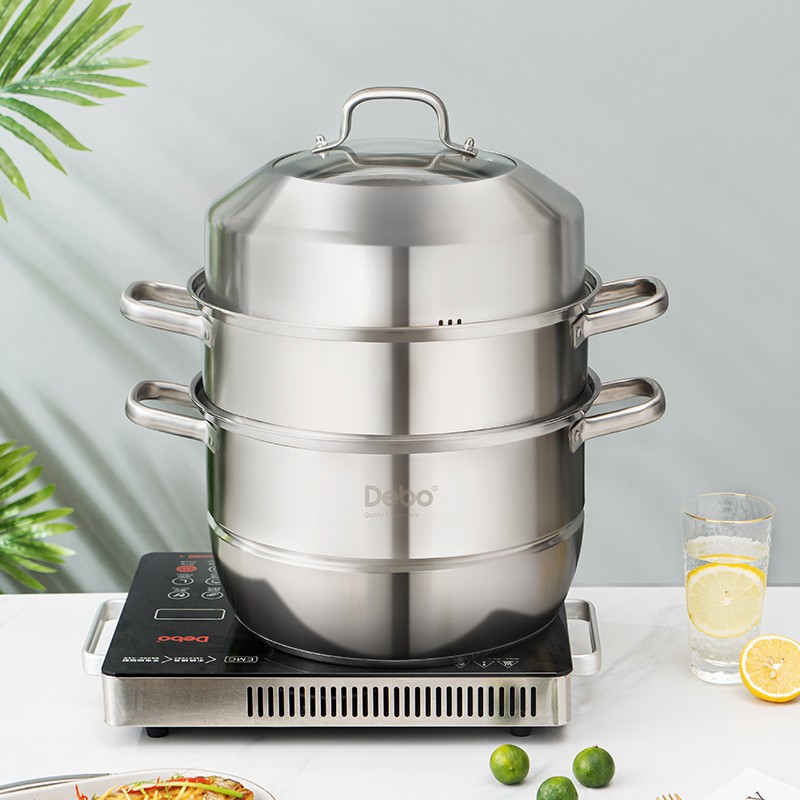 debo 德铂德兰西304不锈钢蒸锅30cm