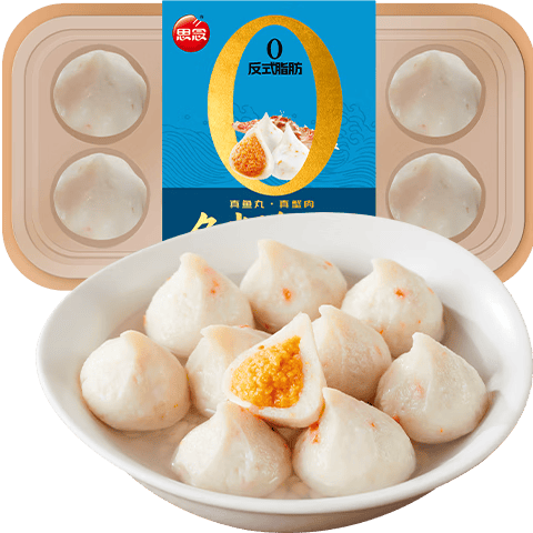 思念鱼籽蟹球160g约8颗 0反式脂肪火锅食材关东煮丸子烧烤麻辣烫