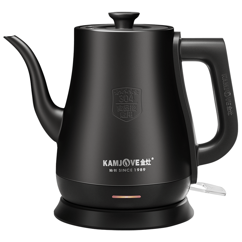 金灶（KAMJOVE）茶艺专用电热水壶长嘴烧水壶家用1.5L大容量电水壶开水壶 T-94 黑色