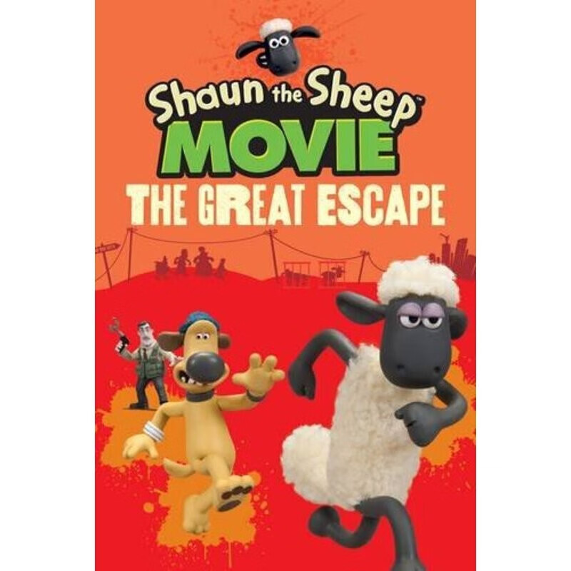 进口英文原版  小羊肖恩 大逃亡 shaun the sheep movie the great