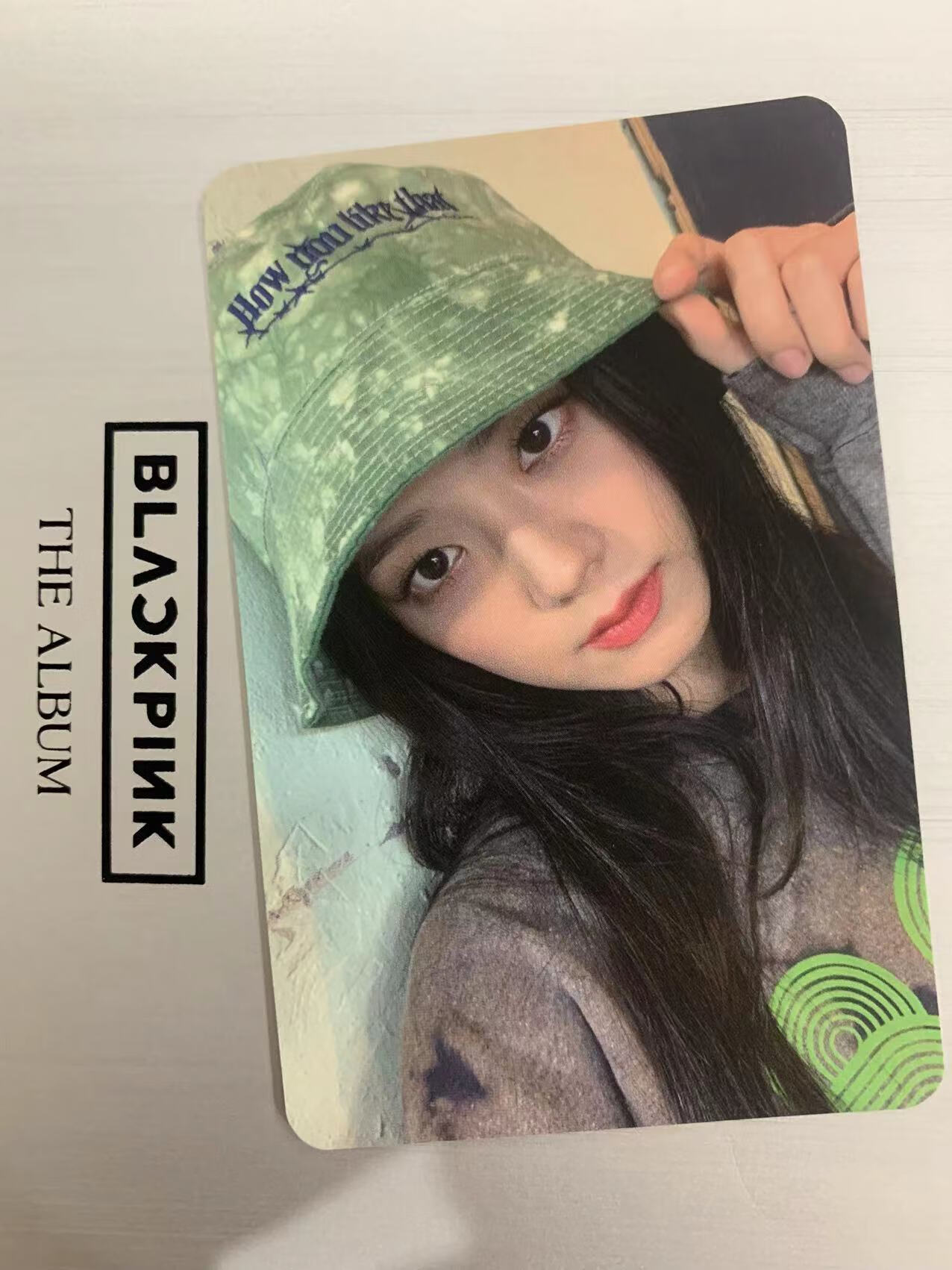 矢向blackpink小卡官方现货出绿帽秀 金智秀jisoo 正规一辑特典卡