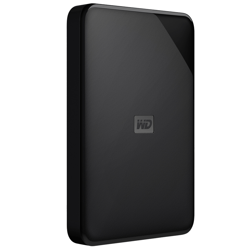 Western Digital 西部数据 Elements SE 新元素系列 2.5英寸Micro-B移动机械硬盘 2TB USB 3.0 经典黑