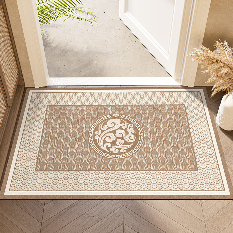 tlxt新中式入户门地垫入户门垫门口进门家用脚垫门垫轻奢免洗防滑玄关