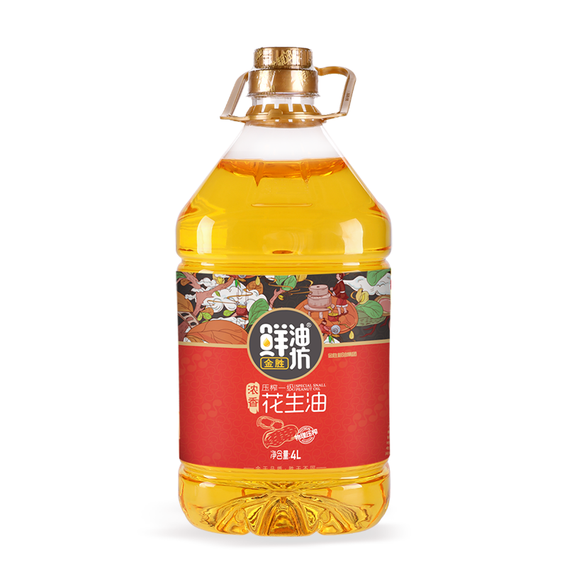 金胜品牌压榨一级浓香花生油价格走势分析|食用油历史价格价格查询