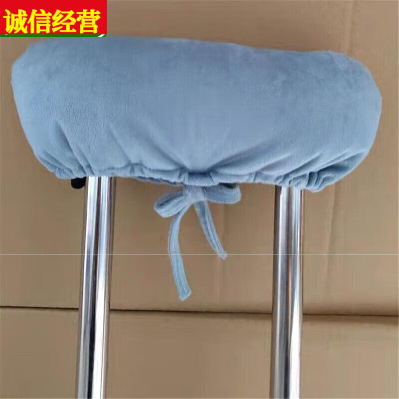 新品拐杖腋下海绵垫棉套双拐拐棍加厚棉布腋窝太空软海绵套防疼 蓝色