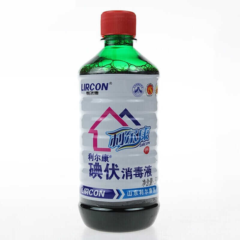 利尔康碘伏消毒液 医用皮肤消毒剂消毒液100ml 500ml瓶装 皮肤伤口